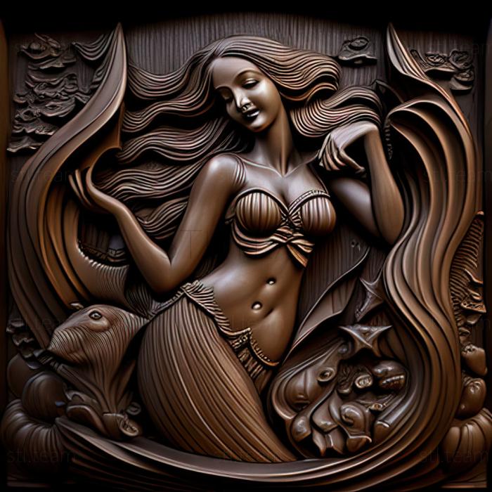 3D model st Ariel The Little Mermaid (STL)